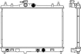 Радиатор охлаждения двигателя Nissens 68763