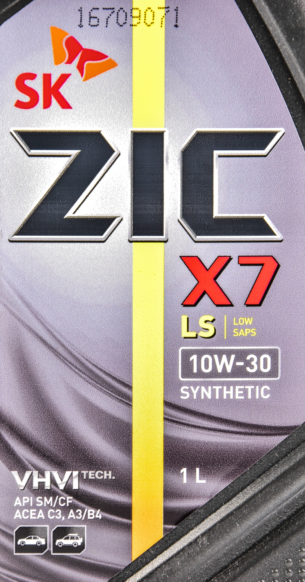 Моторное масло ZIC X7 LS 10W-30 1 л на Chevrolet Spark
