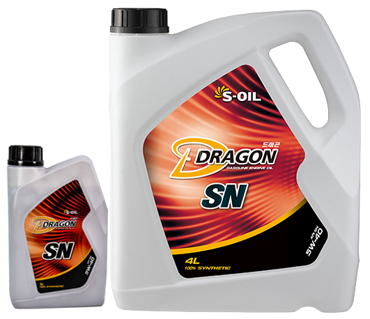 Моторна олива S-Oil Dragon SN 5W-40 на Suzuki Ignis