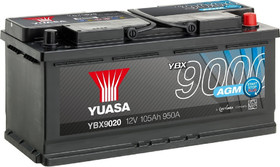 Аккумулятор Yuasa 6 CT-105-R YBX 9000 AGM YBX9020