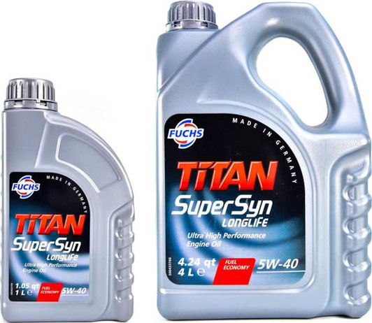 Моторное масло Fuchs Titan Supersyn Long Life 5W40
