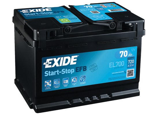 

Аккумулятор Exide 6 CT-70-R Start-Stop EFB EL700