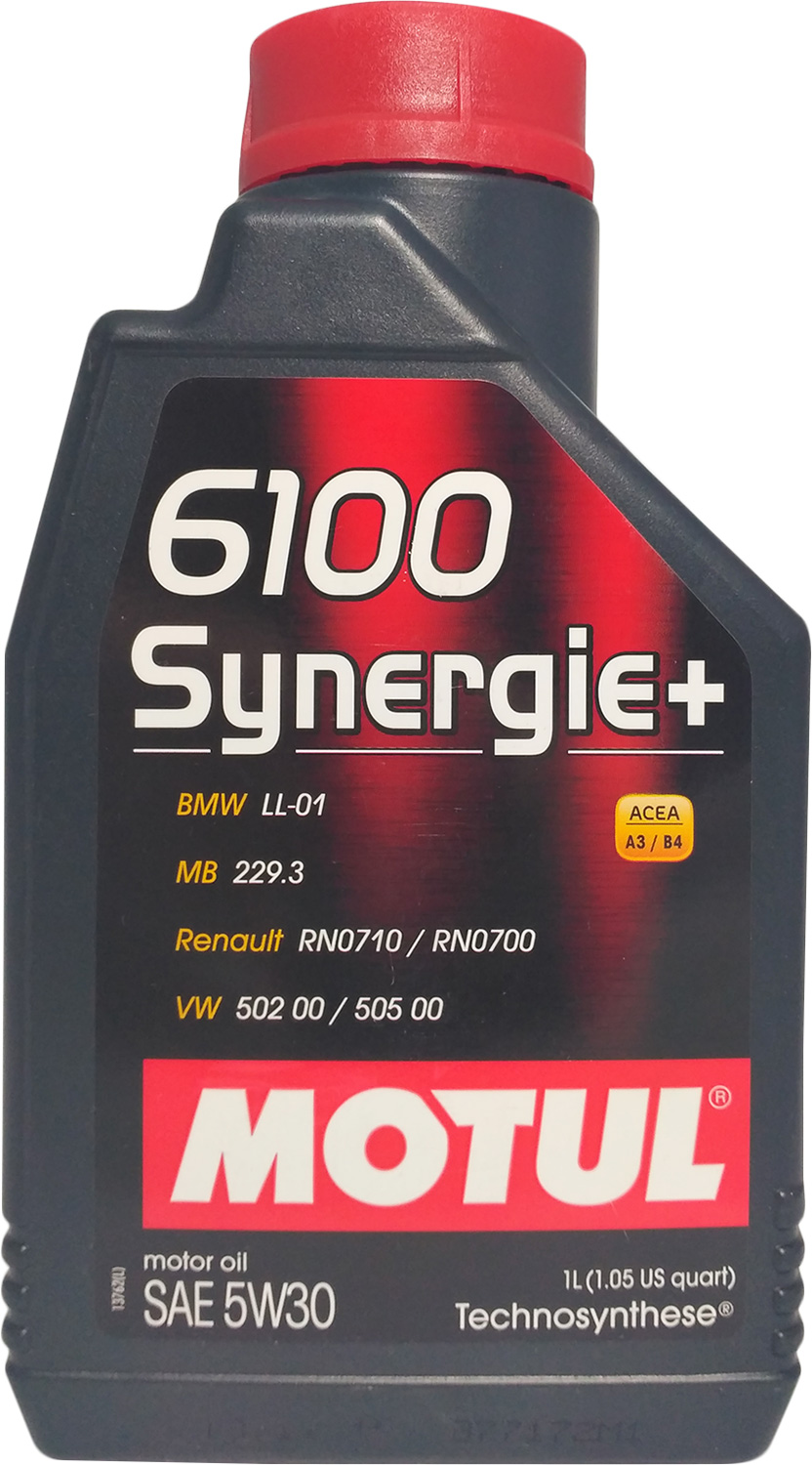 Моторна олива Motul 6100 Synergie+ 5W-30 1 л на Audi 80