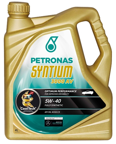 Моторное масло Petronas Syntium 3000 AV 5W-40 4 л на Lexus RX