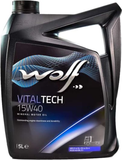 Моторное масло Wolf Vitaltech 15W-40 5 л на Lexus ES