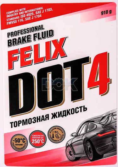 Гальмівна рідина Felix DOT 4