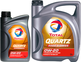 Моторное масло Total QUARTZ 9000 V-DRIVE 0W-20 синтетическое