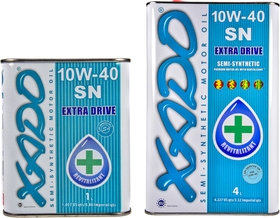 Моторна олива Xado Atomic Oil SN 10W-40 напівсинтетична