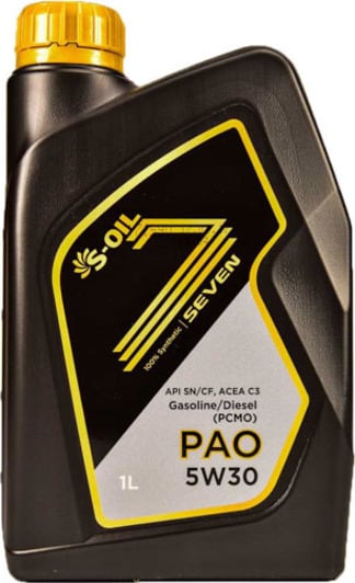 Моторное масло S-Oil Seven PAO 5W-30 1 л на Opel Astra