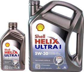 Моторное масло Shell Helix Ultra l 5W-30 синтетическое