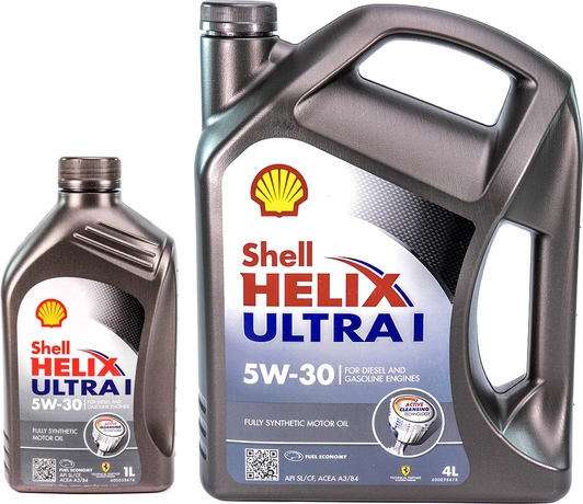 Моторна олива Shell Helix Ultra l 5W-30 на Chery M11