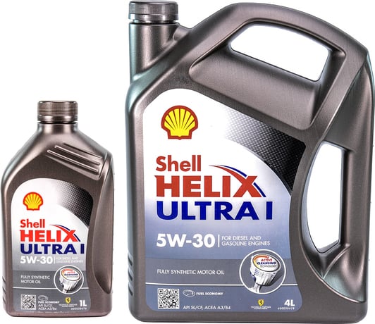 Моторное масло Shell Helix Ultra l 5W-30 на Toyota Aygo