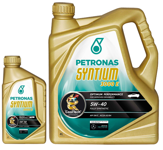 Моторна олива Petronas Syntium 3000 E 5W-40 на Mazda CX-9