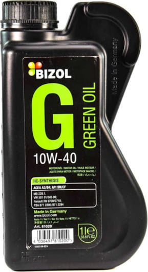 Моторна олива Bizol Green Oil 10W-40 на Lexus RC