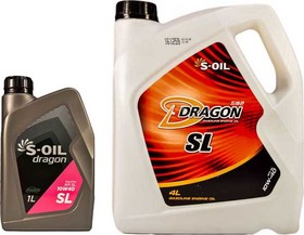 Моторное масло S-Oil DRAGON SL 10W-40 полусинтетическое