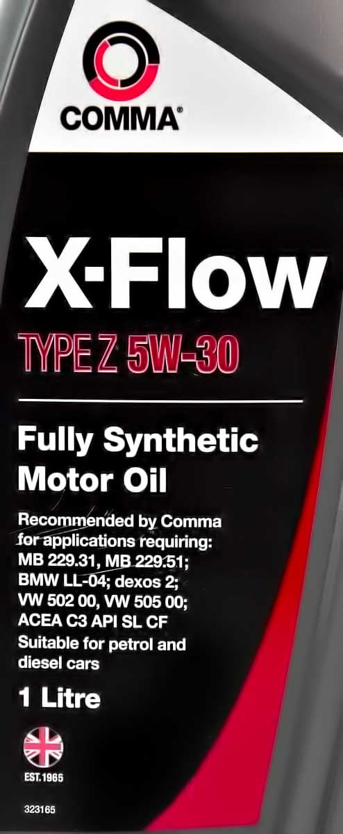 Моторное масло Comma X-Flow Type Z 5W-30 1 л на Peugeot 405