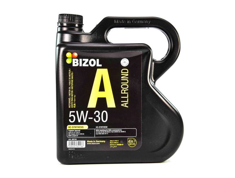 

Моторное масло Bizol Allround 5W-30 полусинтетическое 81336