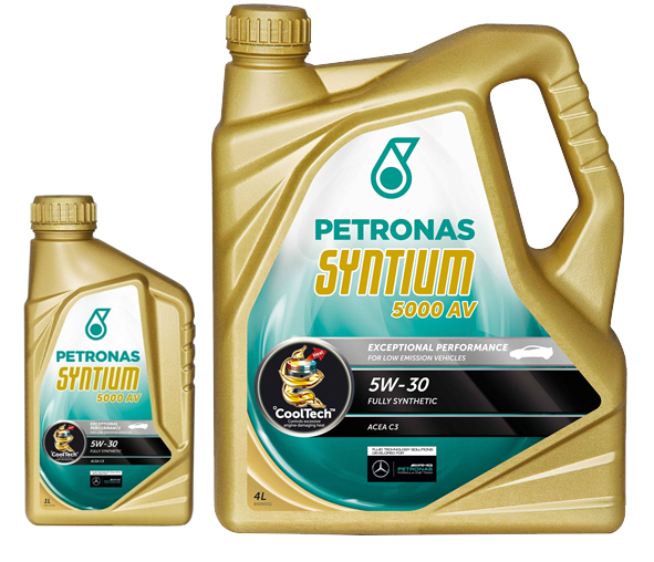 Моторна олива Petronas Syntium 5000 AV 5W-30 на Dacia Logan