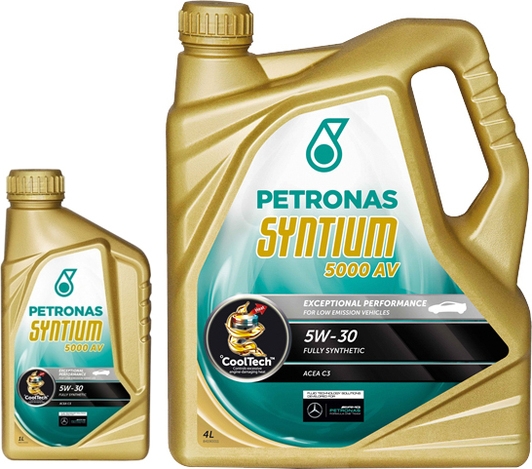 Моторное масло Petronas Syntium 5000 AV 5W-30 на Mercedes Viano