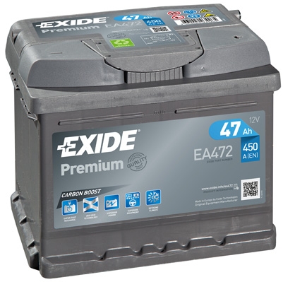

Аккумулятор Exide 6 CT-47-R Premium EA472
