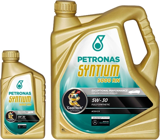 Моторное масло Petronas Syntium 5000 RN 5W-30 на Fiat Uno