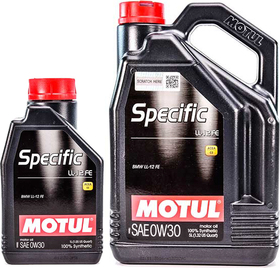Моторное масло Motul Specific LL-12 Fe 0W-30 синтетическое