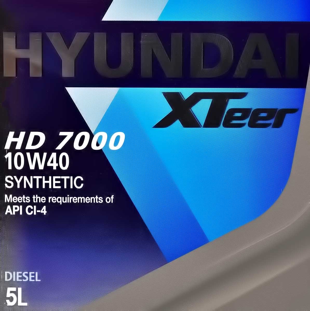 Моторное масло Hyundai XTeer HD 7000 10W-40 5 л на Mitsubishi Starion
