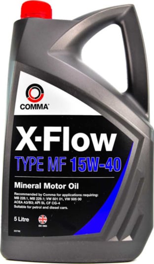 Моторна олива Comma X-Flow Type MF 15W-40 5 л на Chevrolet Lumina