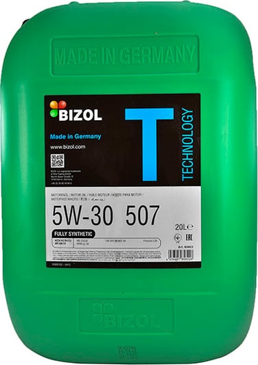 Моторное масло Bizol Technology 507 5W-30 20 л на Kia Retona