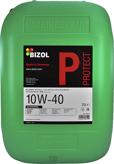 Моторное масло Bizol Protect 10W-40 20 л на Toyota Land Cruiser