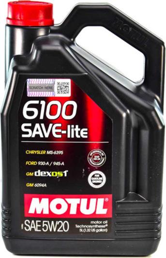 Моторное масло Motul 6100 Save-Lite 5W-20 5 л на Nissan Stagea