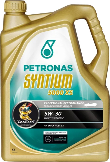 Моторна олива Petronas Syntium 5000 XS 5W-30 для Toyota Prius 5 л на Toyota Prius