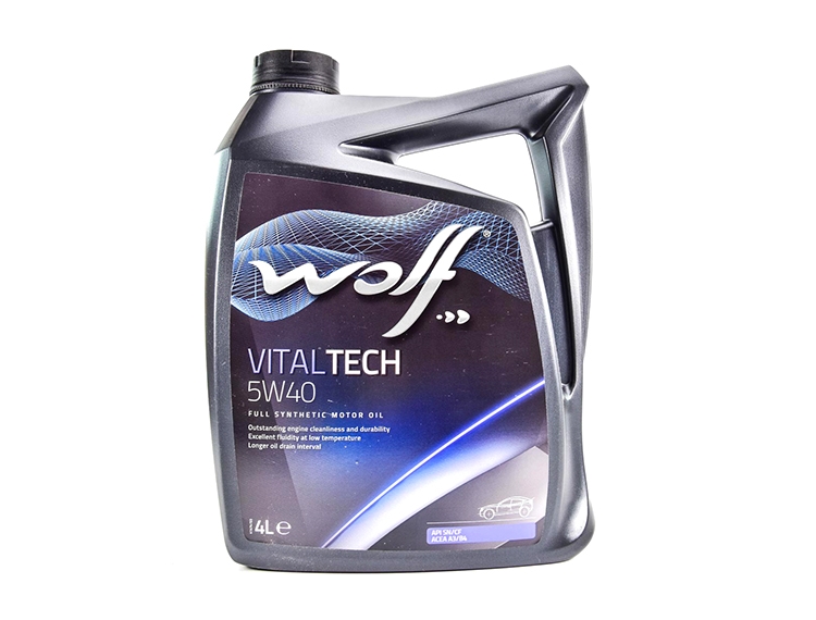 Моторное масло Wolf Vitaltech 5W-40 4 л на Peugeot 605