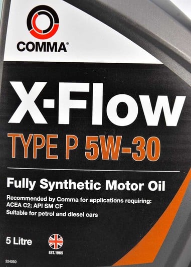 Моторна олива Comma X-Flow Type P 5W-30 5 л на Audi A8