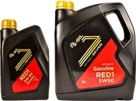 Моторное масло S-Oil Seven Red1 5W-50 синтетическое