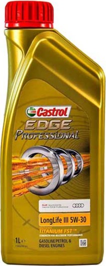 Моторное масло Castrol Professional EDGE Titanium Longlife 3 AUDI 5W-30 на Chevrolet Corvette