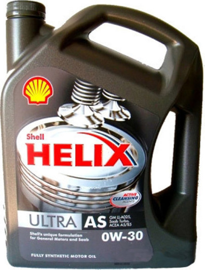 Моторное масло Shell Helix Ultra AS 0W-30 4 л на Chevrolet Kalos
