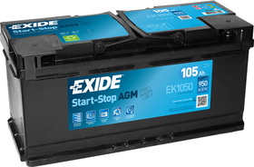 Аккумулятор Exide 6 CT-105-R Start-Stop AGM EK1050