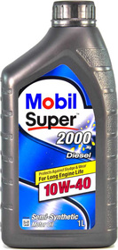 Моторное масло Mobil Super 2000 X1 Diesel 10W-40 полусинтетическое