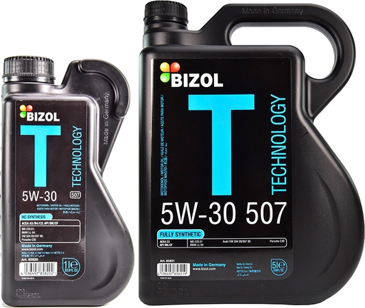 Моторное масло Bizol Technology 507 5W-30 на Audi TT