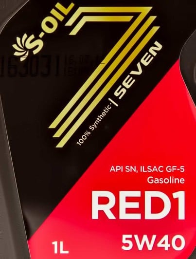 Моторна олива S-Oil Seven Red1 5W-40 1 л на Dacia Supernova
