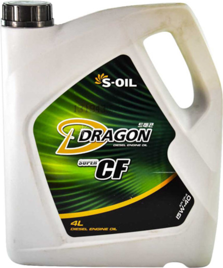 Моторное масло S-Oil Dragon CF-4/SG 15W-40 4 л на Chevrolet Colorado