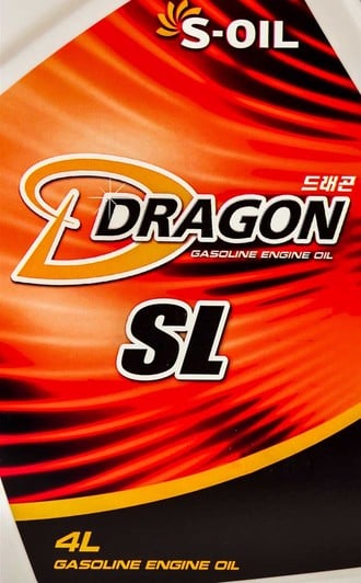 Моторное масло S-Oil DRAGON SL 10W-40 4 л на Dodge Challenger