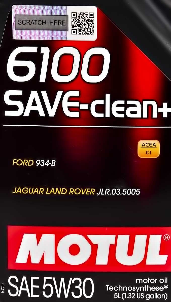 Моторное масло Motul 6100 Save-Clean+ 5W-30 5 л на Chevrolet Aveo
