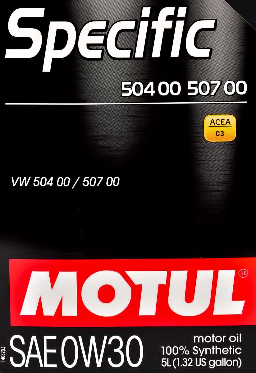 Моторное масло Motul Specific 504 00 507 00 0W-30 5 л на Audi Allroad