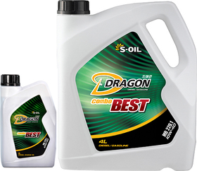 Моторное масло S-Oil Dragon Combo Best 10W-40 полусинтетическое