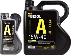 Моторное масло Bizol Allround 15W-40 минеральное