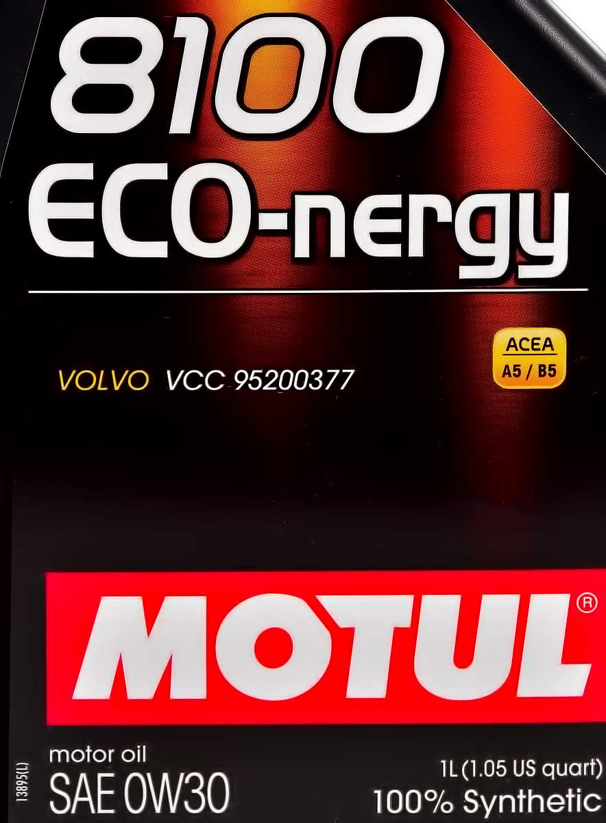 Моторна олива Motul 8100 Eco-Nergy 0W-30 1 л на Porsche 911