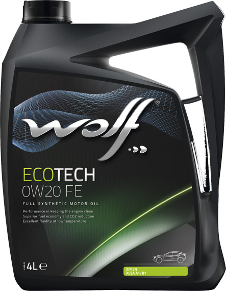 Моторное масло Wolf Ecotech FE 0W-20 4 л на Fiat Duna