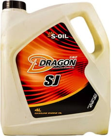 Моторное масло S-Oil Dragon SJ 10W-30 полусинтетическое